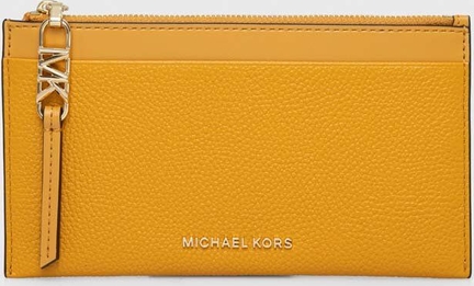 Żółty portfel Michael Kors