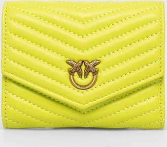 Żółty portfel Pinko