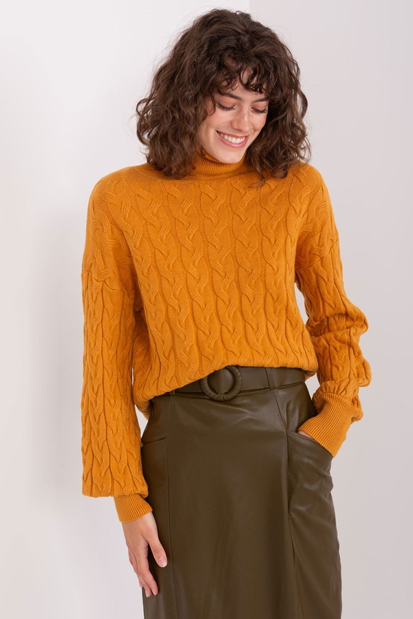 Żółty sweter 5.10.15 w stylu casual
