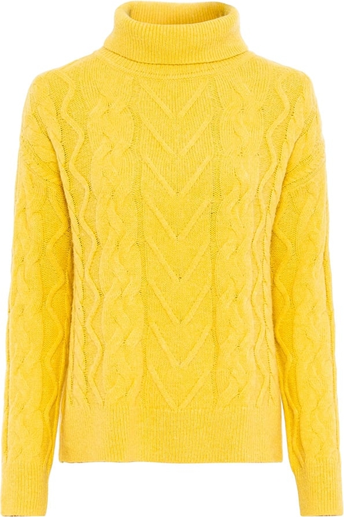 Żółty sweter Camel Active w stylu casual