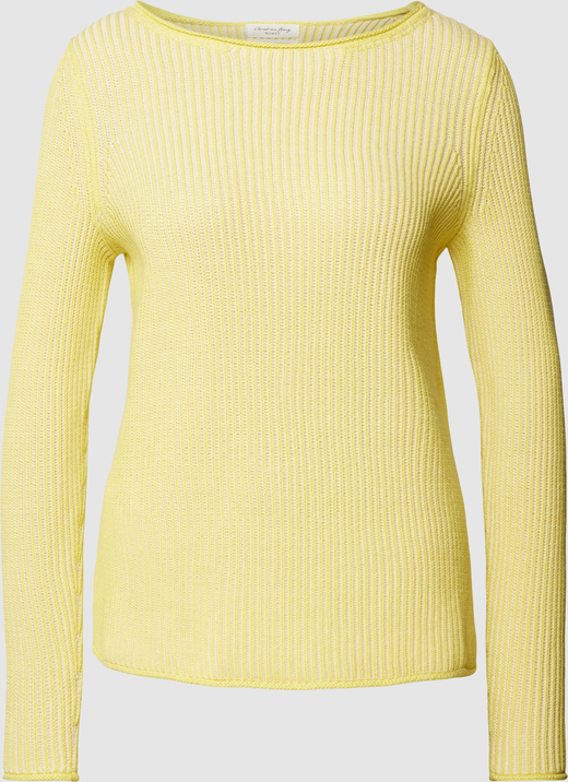 Żółty sweter Christian Berg Woman w stylu casual