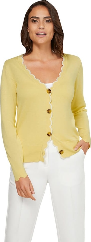 Żółty sweter Heine z bawełny
