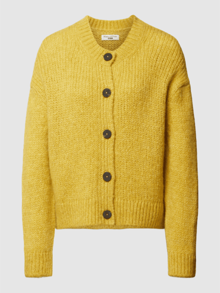 Żółty sweter Marc O'Polo DENIM z alpaki