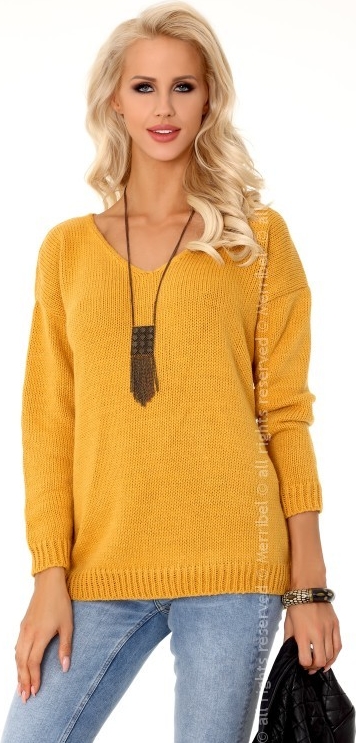 Żółty sweter MERRIBEL