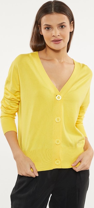 Żółty sweter Monnari w stylu casual