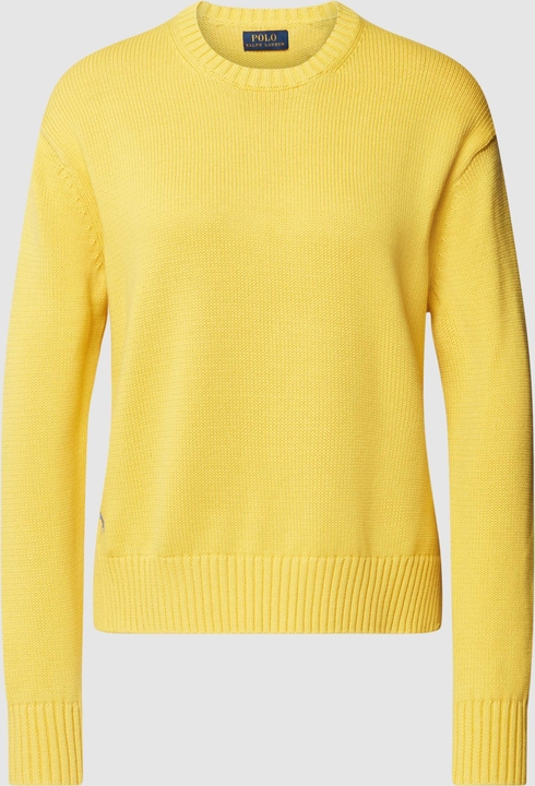Żółty sweter POLO RALPH LAUREN z bawełny