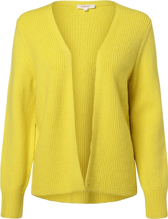 Żółty sweter S.Oliver z szyfonu