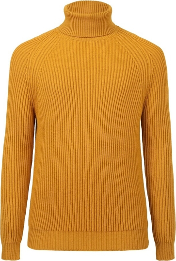 Żółty sweter Zanone w stylu casual