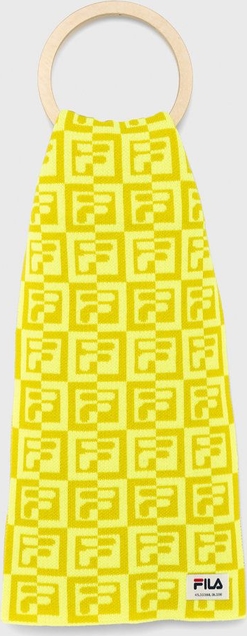 Żółty szalik Fila