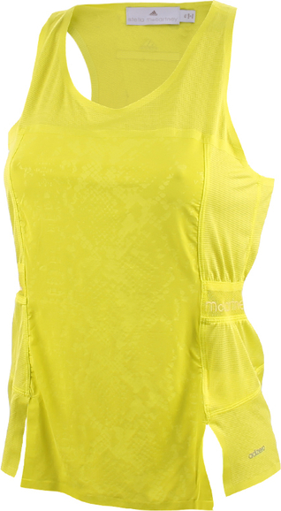 Żółty t-shirt adidas stella mccartney