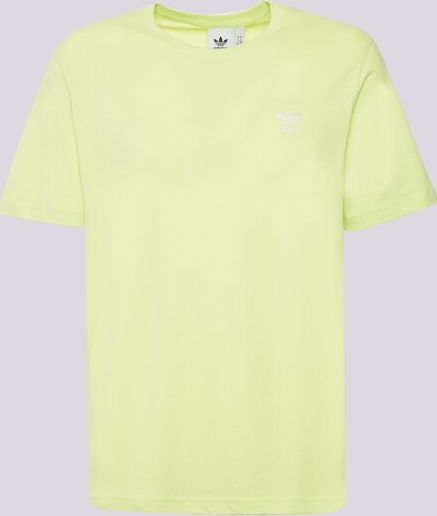 Żółty t-shirt Adidas w sportowym stylu z krótkim rękawem