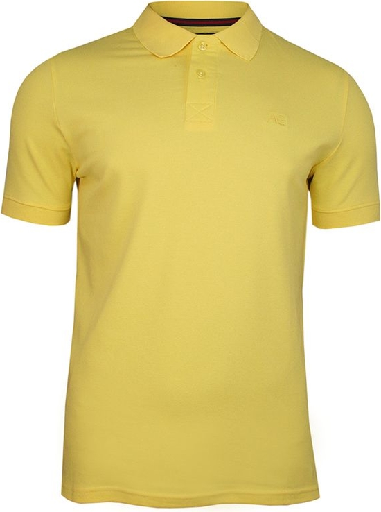 Żółty t-shirt Adriano Guinari z krótkim rękawem z bawełny