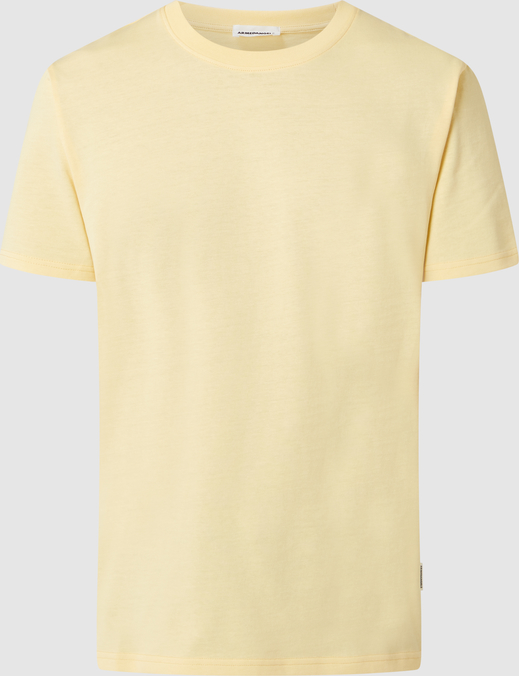 Żółty t-shirt ARMEDANGELS w stylu casual z bawełny