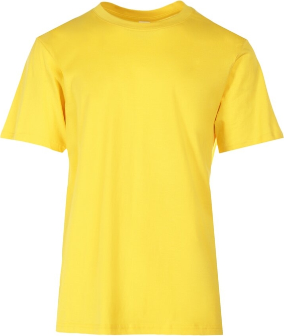 Żółty t-shirt born2be w stylu casual