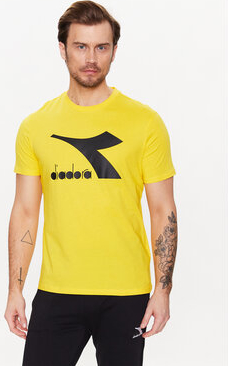 Żółty t-shirt Diadora