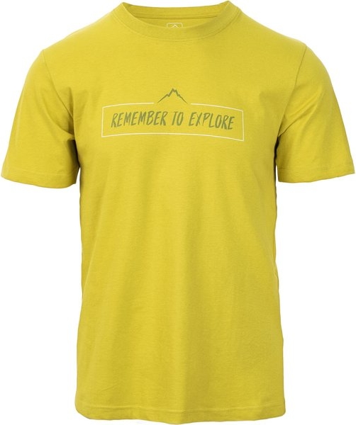 Żółty t-shirt Elbrus w młodzieżowym stylu