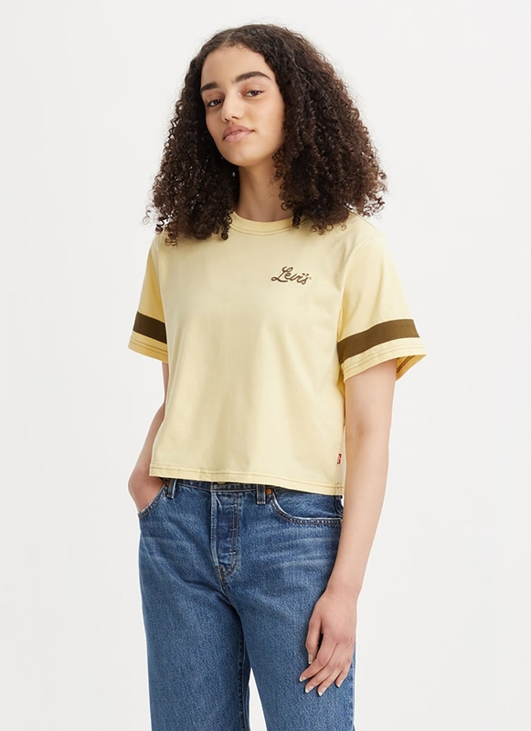 Żółty t-shirt Levis