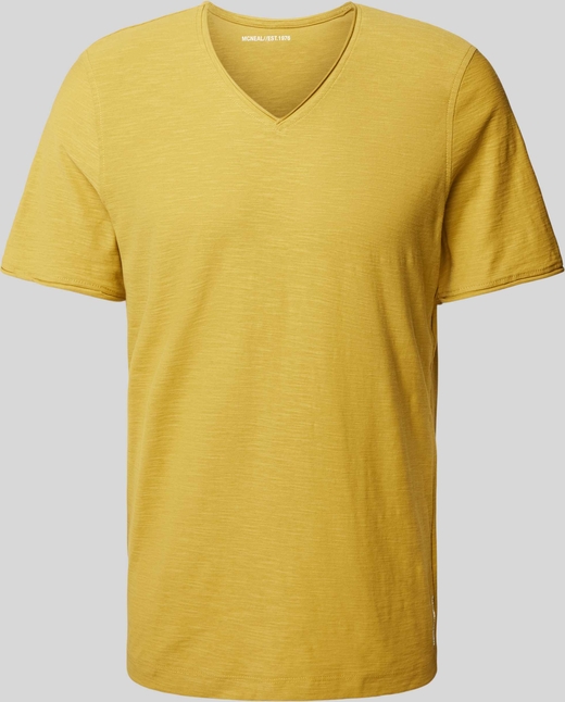 Żółty t-shirt McNeal z krótkim rękawem