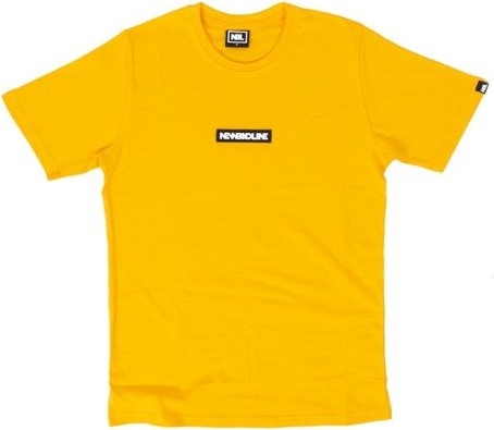 Żółty t-shirt New Bad Line z krótkim rękawem