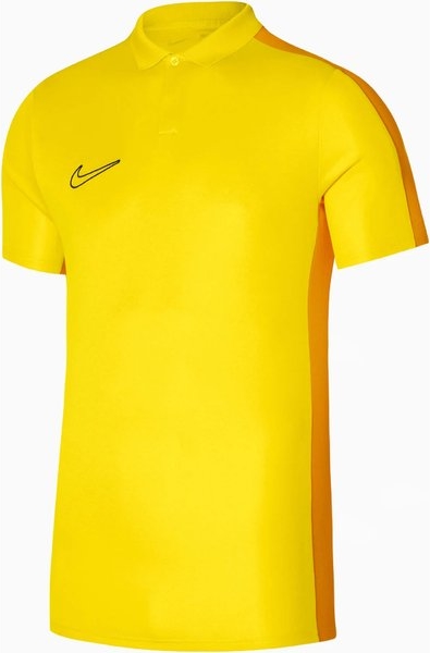 Żółty t-shirt Nike z krótkim rękawem