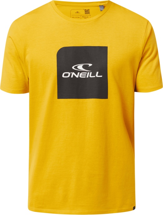 Żółty t-shirt O'Neill z bawełny