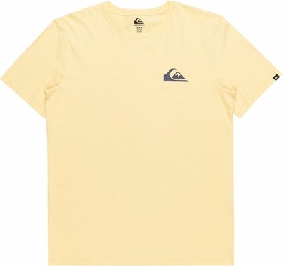 Żółty t-shirt Quiksilver z tkaniny w stylu casual