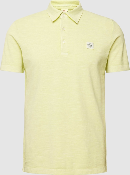 Żółty t-shirt S.Oliver w stylu casual