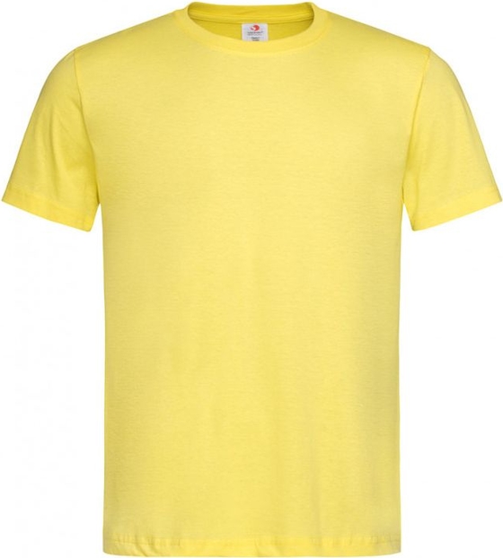 Żółty t-shirt Stedman z bawełny