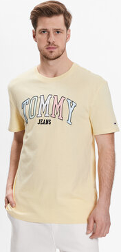 Żółty t-shirt Tommy Jeans