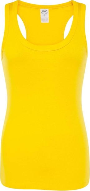 Żółty top JK Collection w sportowym stylu