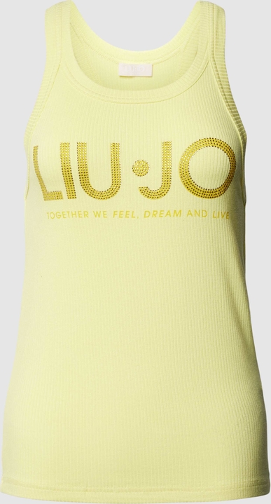 Żółty top Liu-Jo w młodzieżowym stylu