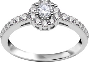 YES Unique - srebrny pierścionek ozdobiony cyrkoniami