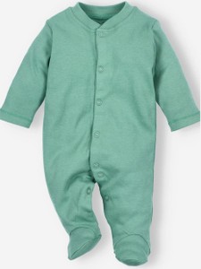 NINI Pajac niemowlęcy z bawełny organicznej zielony