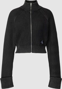 Czarny sweter Calvin Klein w stylu casual z bawełny