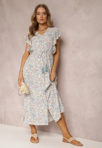 Sukienka Renee maxi z dekoltem w kształcie litery v w stylu casual