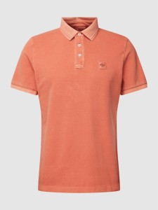 Pomarańczowa koszulka polo S.Oliver z bawełny