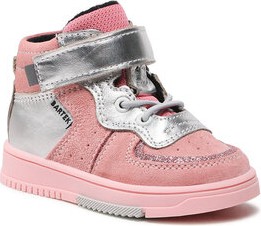 Różowe buty dziecięce zimowe Bartek dla dziewczynek na rzepy