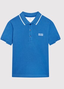 Niebieska koszulka dziecięca Hugo Boss