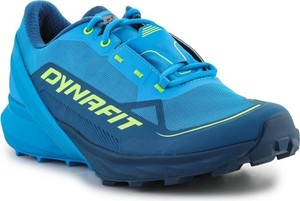 Niebieskie buty sportowe Dynafit sznurowane w sportowym stylu