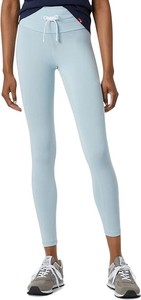 Niebieskie spodnie New Balance w sportowym stylu z bawełny