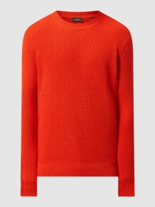 Czerwony sweter Esprit z bawełny