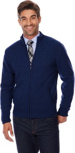 Granatowy sweter Lanieri Fashion w stylu casual