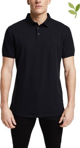 Czarna koszulka polo Esprit w stylu casual
