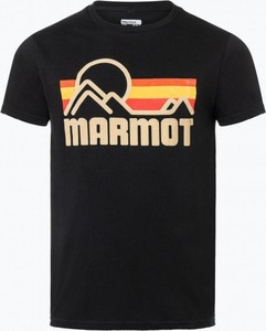 T-shirt Marmot z nadrukiem z bawełny