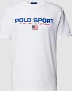 T-shirt Polo Sport w młodzieżowym stylu z bawełny