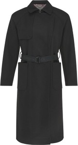 Czarny płaszcz MEXX w stylu casual bez kaptura