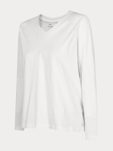 Bluzka Outhorn z dekoltem w kształcie litery v z bawełny w sportowym stylu