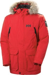 Czerwona kurtka Helly Hansen w stylu casual długa