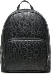 Czarny plecak Armani Exchange