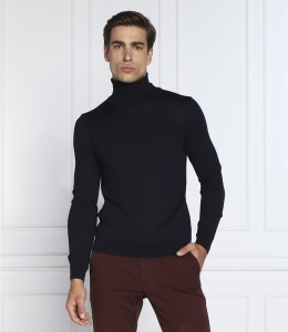 Sweter Hugo Boss w stylu casual z wełny